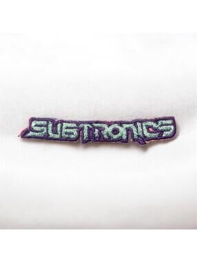 Purple and Blue Subtronics Iron On Patch